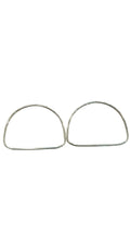 Düz D Form Metal Çanta Sapı 13x10 cm – 2’li Set