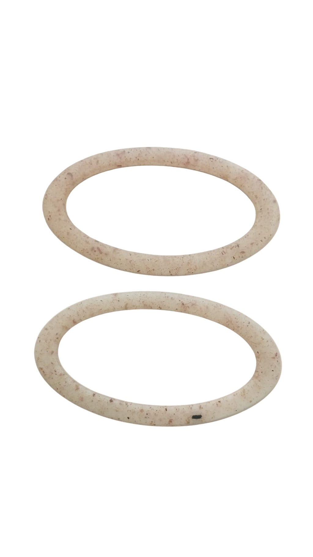 9 × 16 cm Oval Akrilik Çanta Sapı – 1 Çift