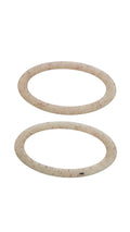 9 × 16 cm Oval Akrilik Çanta Sapı – 1 Çift