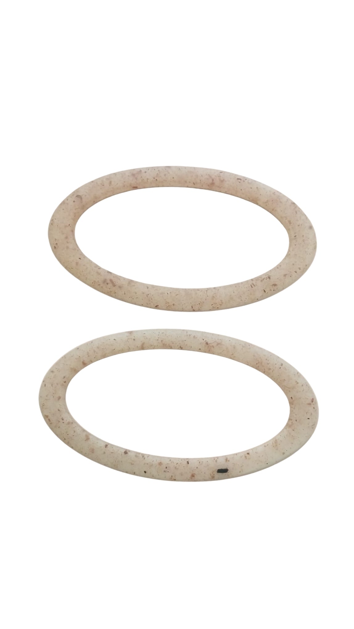 9 × 16 cm Oval Akrilik Çanta Sapı – 1 Çift