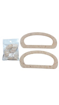 18 × 9 cm D Form Akrilik Çanta Sapı – 1 Çift
