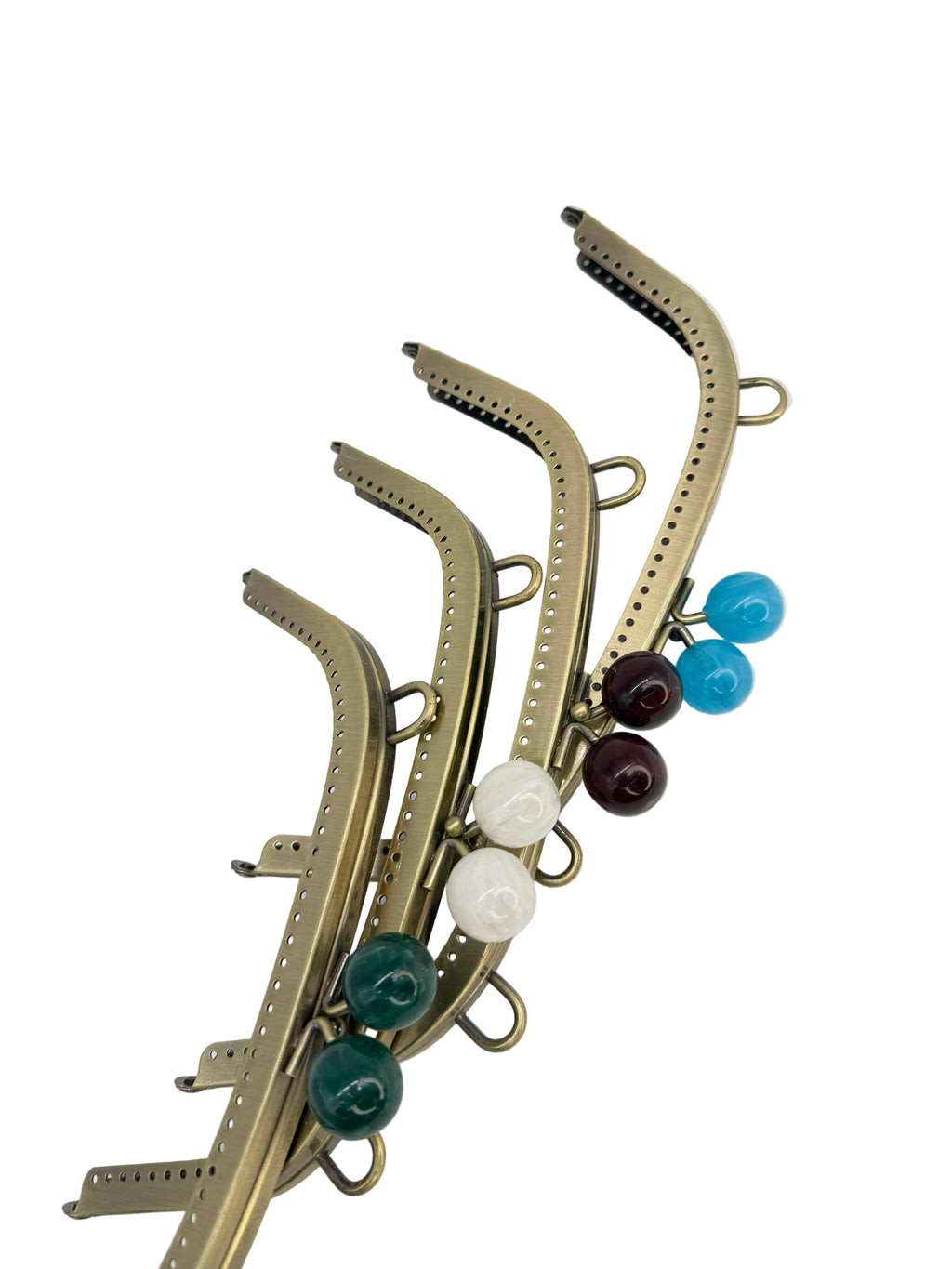 22 cm Taşlı Metal Dikmeli Çanta Klipsi (Burs)