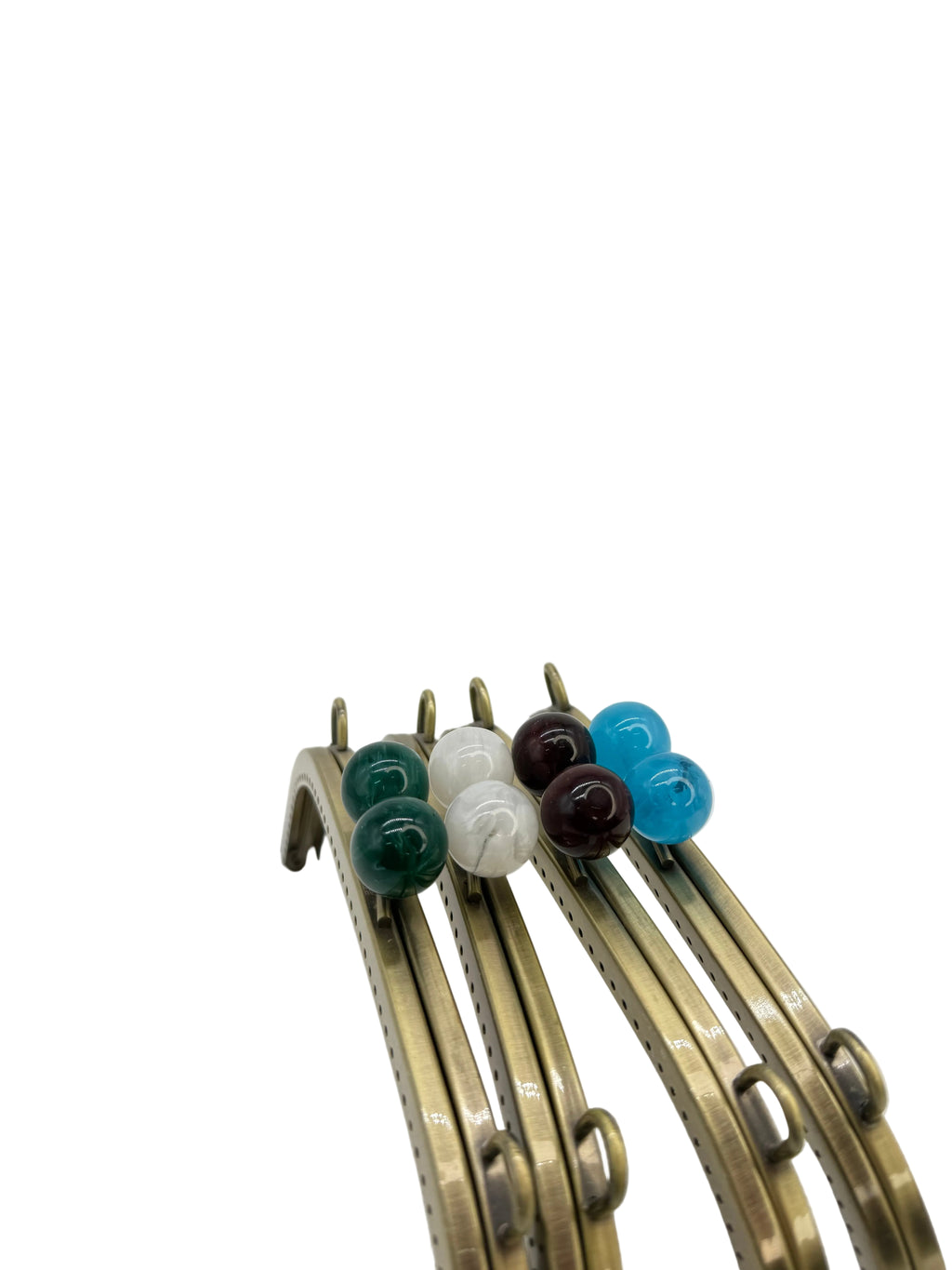 22 cm Taşlı Metal Dikmeli Çanta Klipsi (Burs)