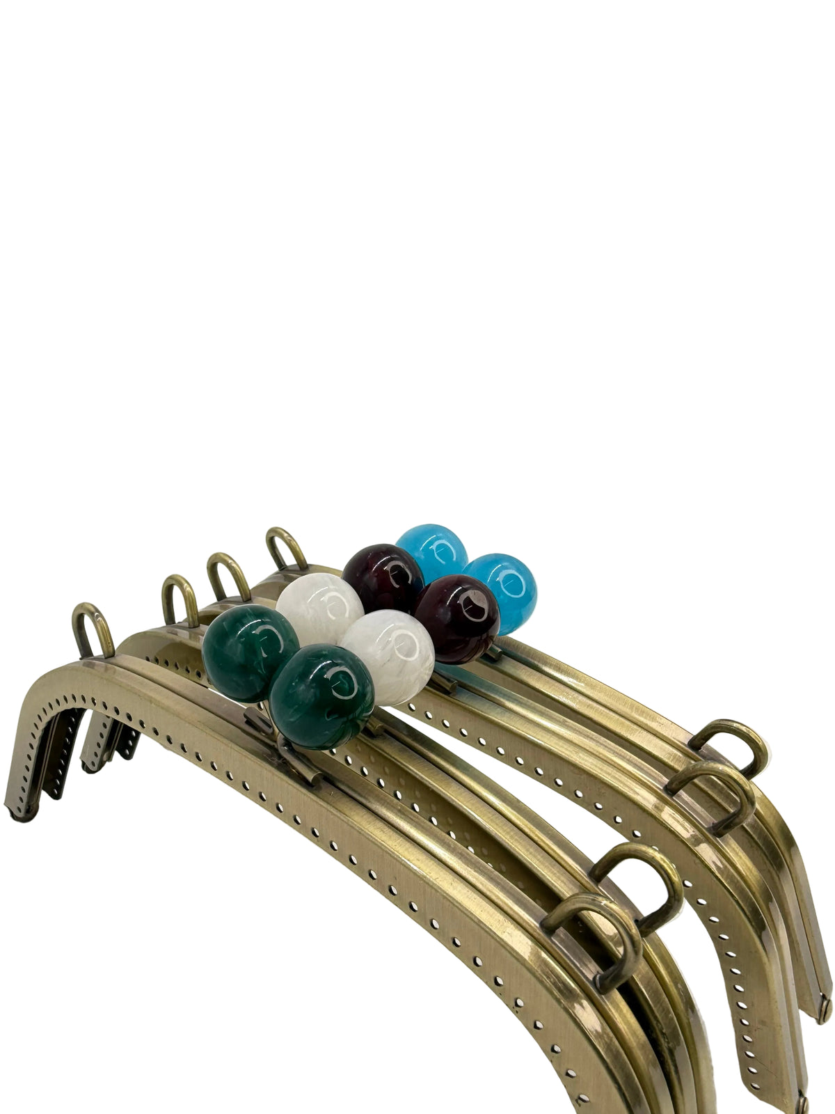 22 cm Taşlı Metal Dikmeli Çanta Klipsi (Burs)