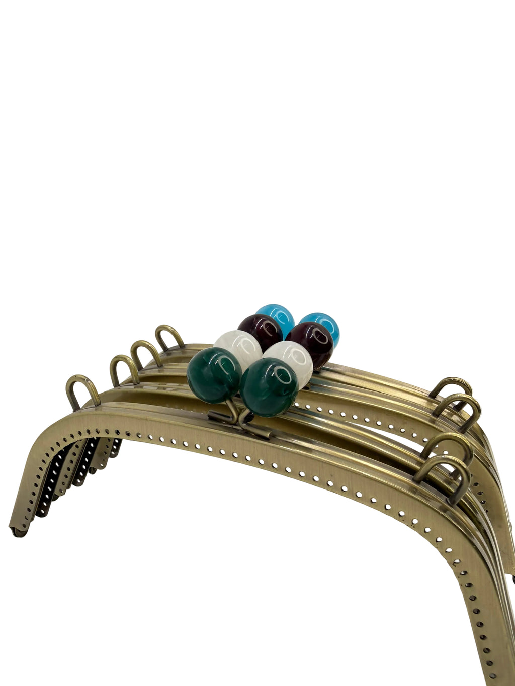 22 cm Taşlı Metal Dikmeli Çanta Klipsi (Burs)