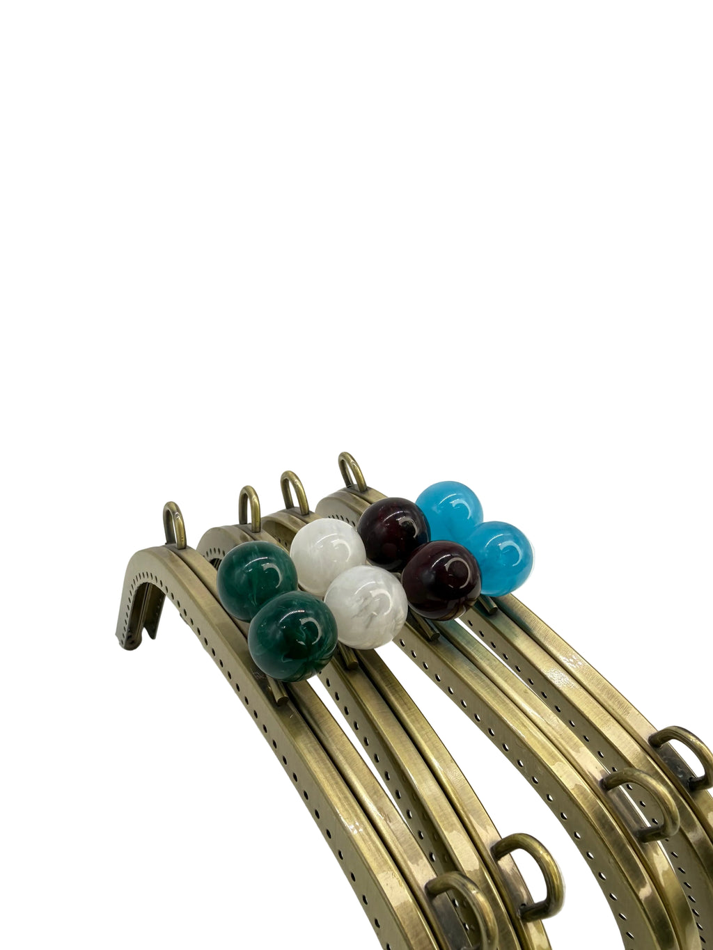 22 cm Taşlı Metal Dikmeli Çanta Klipsi (Burs)