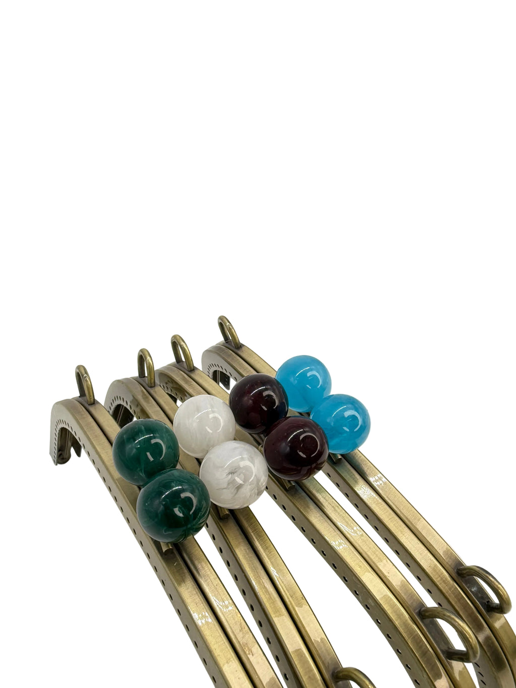 22 cm Taşlı Metal Dikmeli Çanta Klipsi (Burs)