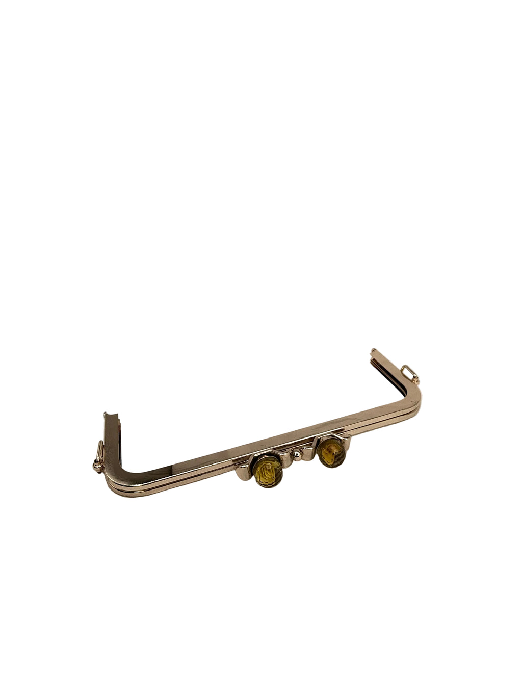 25 cm Sarı Taşlı Gold Metal Vidalı Burs