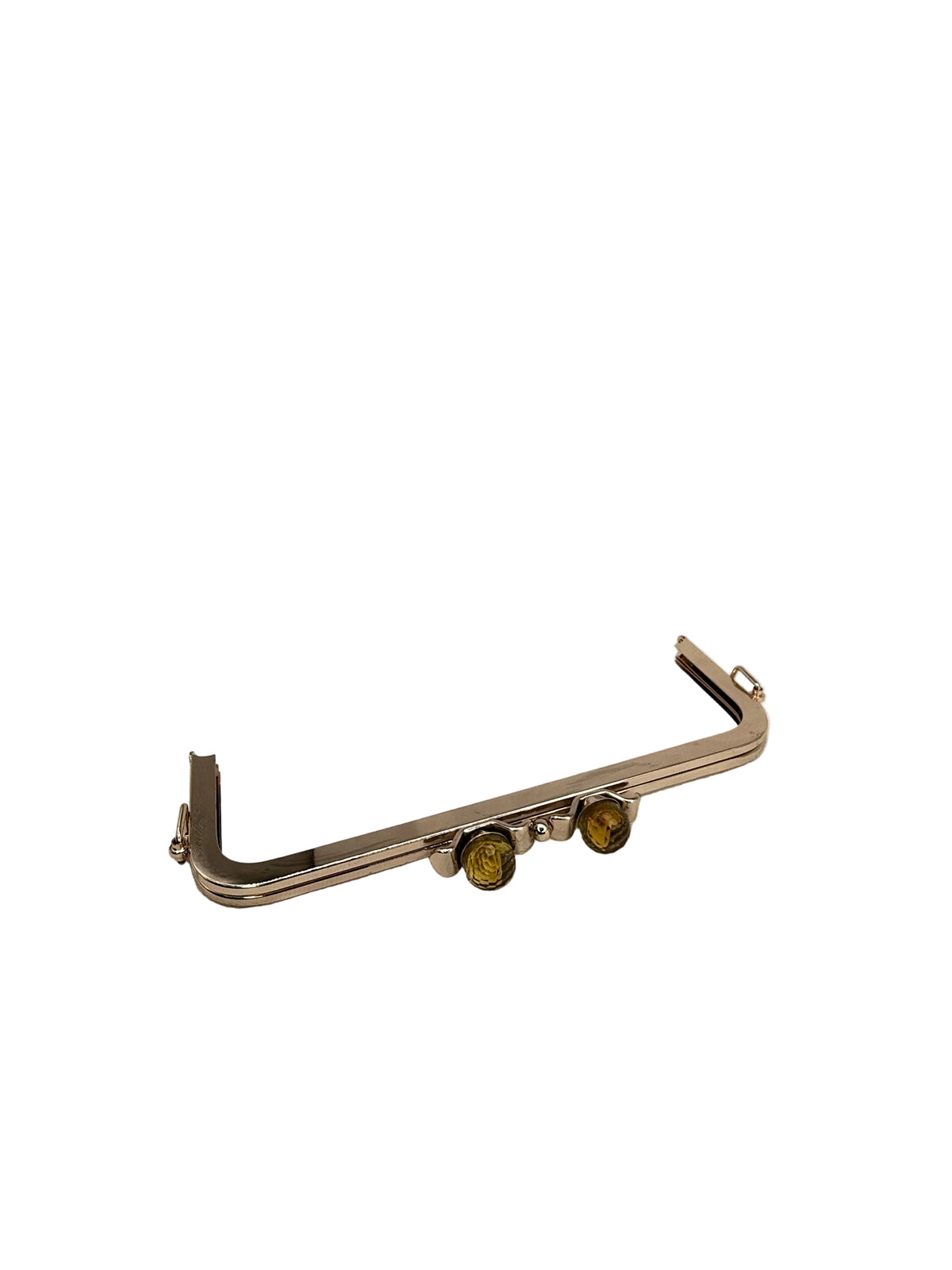 25 cm Sarı Taşlı Gold Metal Vidalı Burs