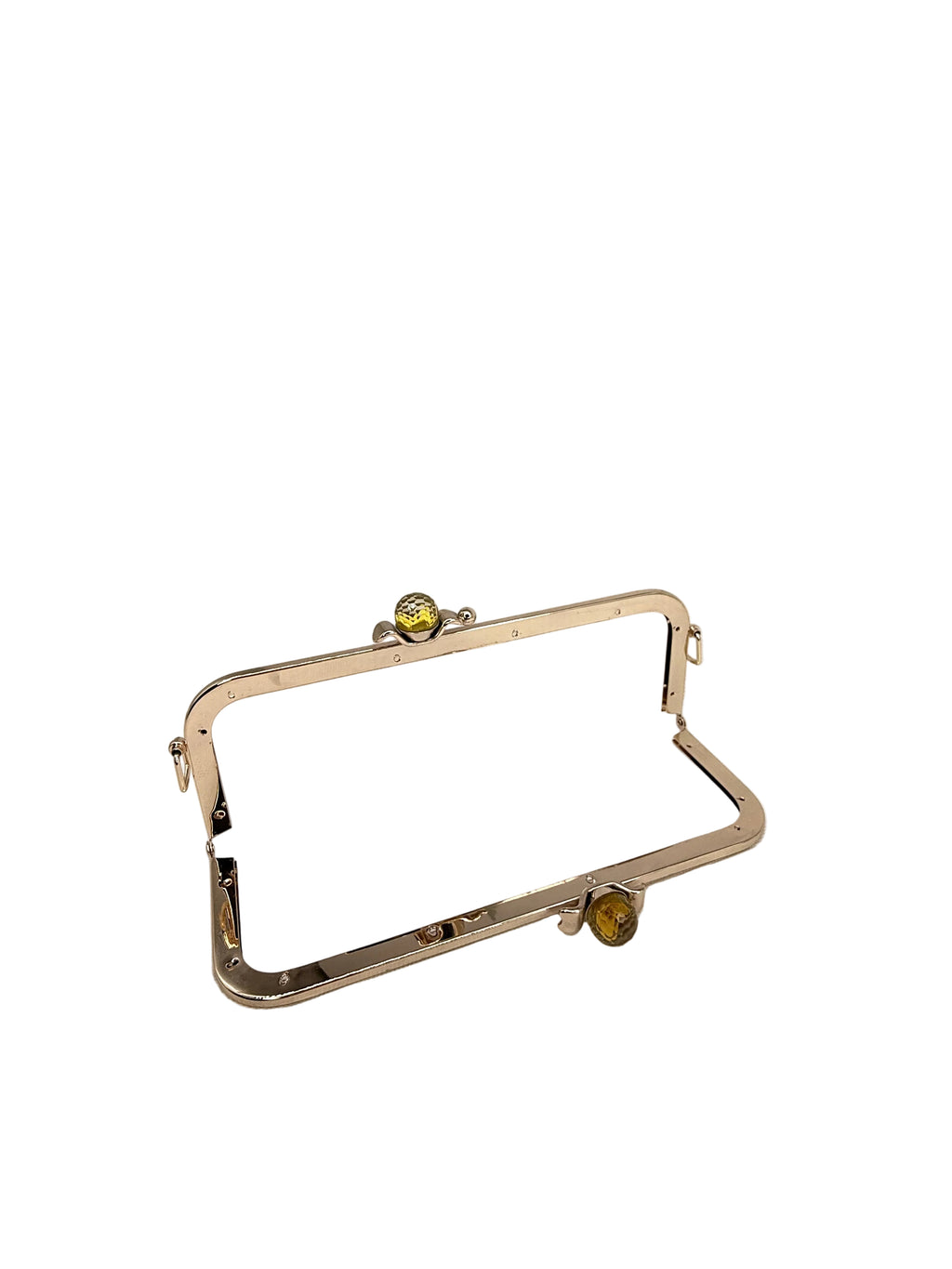 25 cm Sarı Taşlı Gold Metal Vidalı Burs