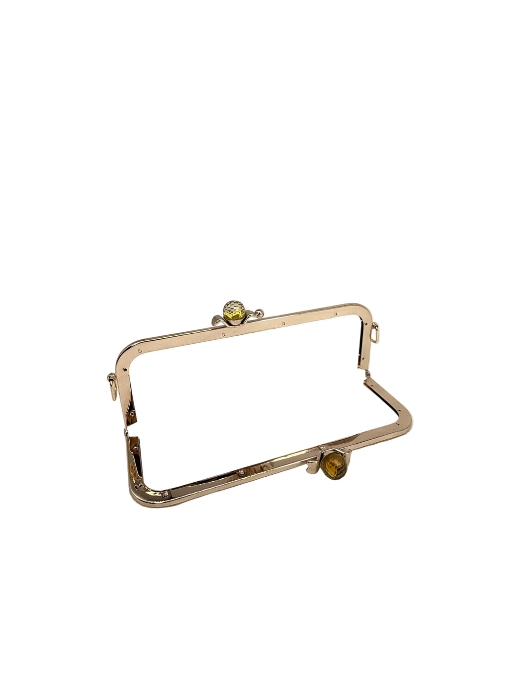 25 cm Sarı Taşlı Gold Metal Vidalı Burs