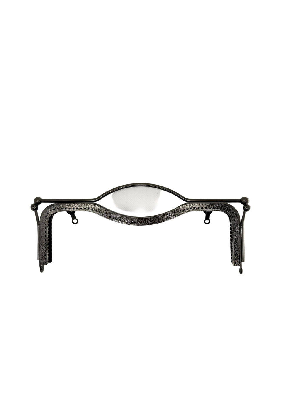 25 cm Metal Saplı Dikmeli Çanta Klipsi