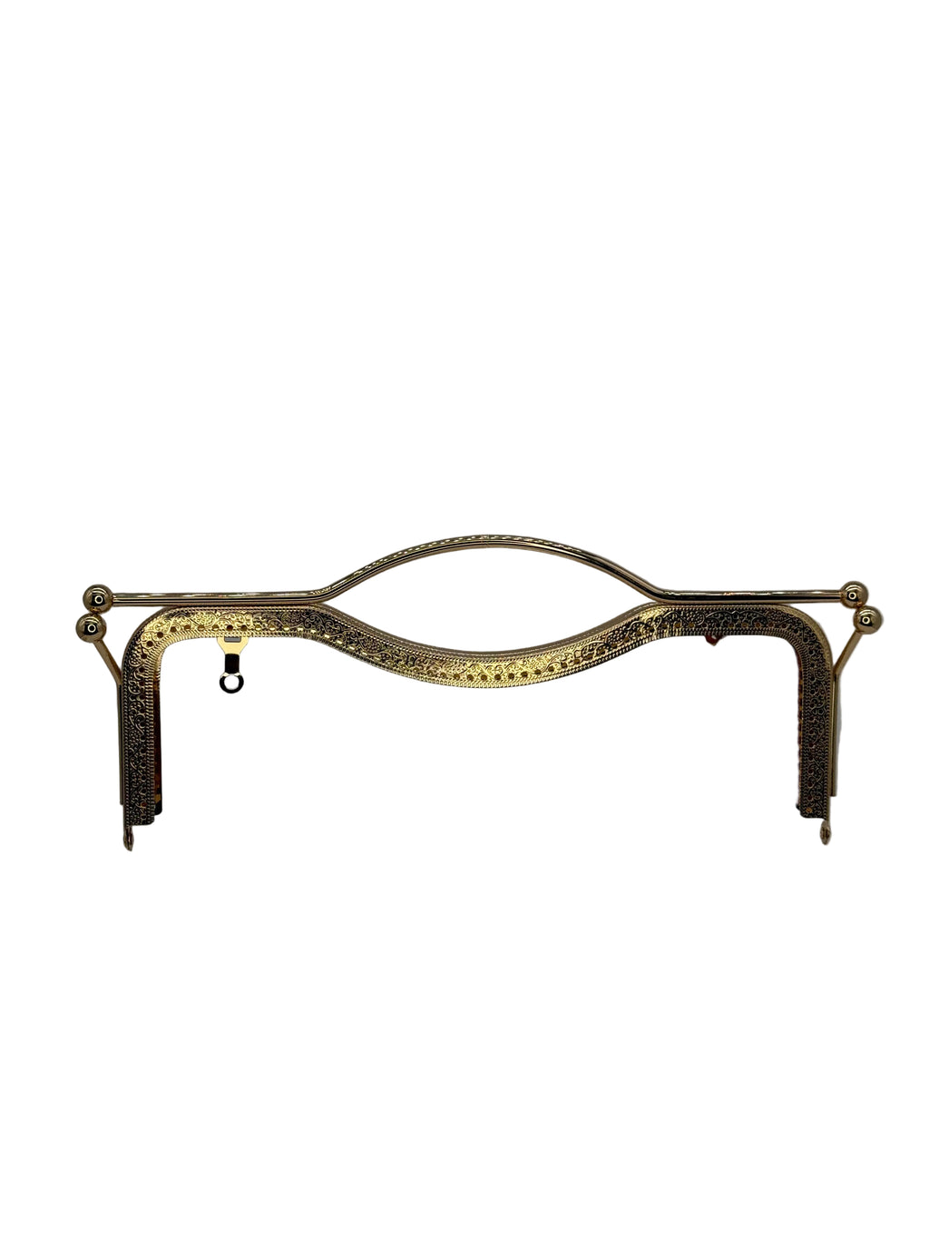 25 cm Metal Saplı Dikmeli Çanta Klipsi