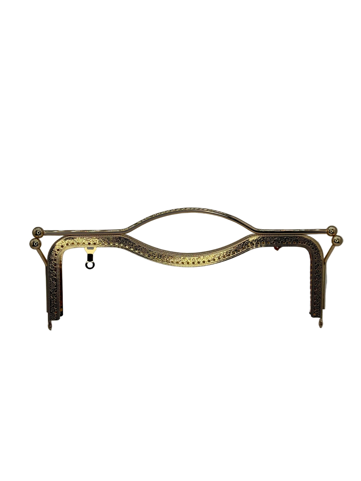 25 cm Metal Saplı Dikmeli Çanta Klipsi