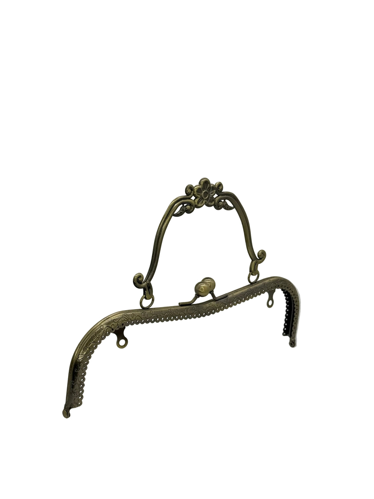 20 cm Metal Saplı Dikmeli Çanta Klipsi
