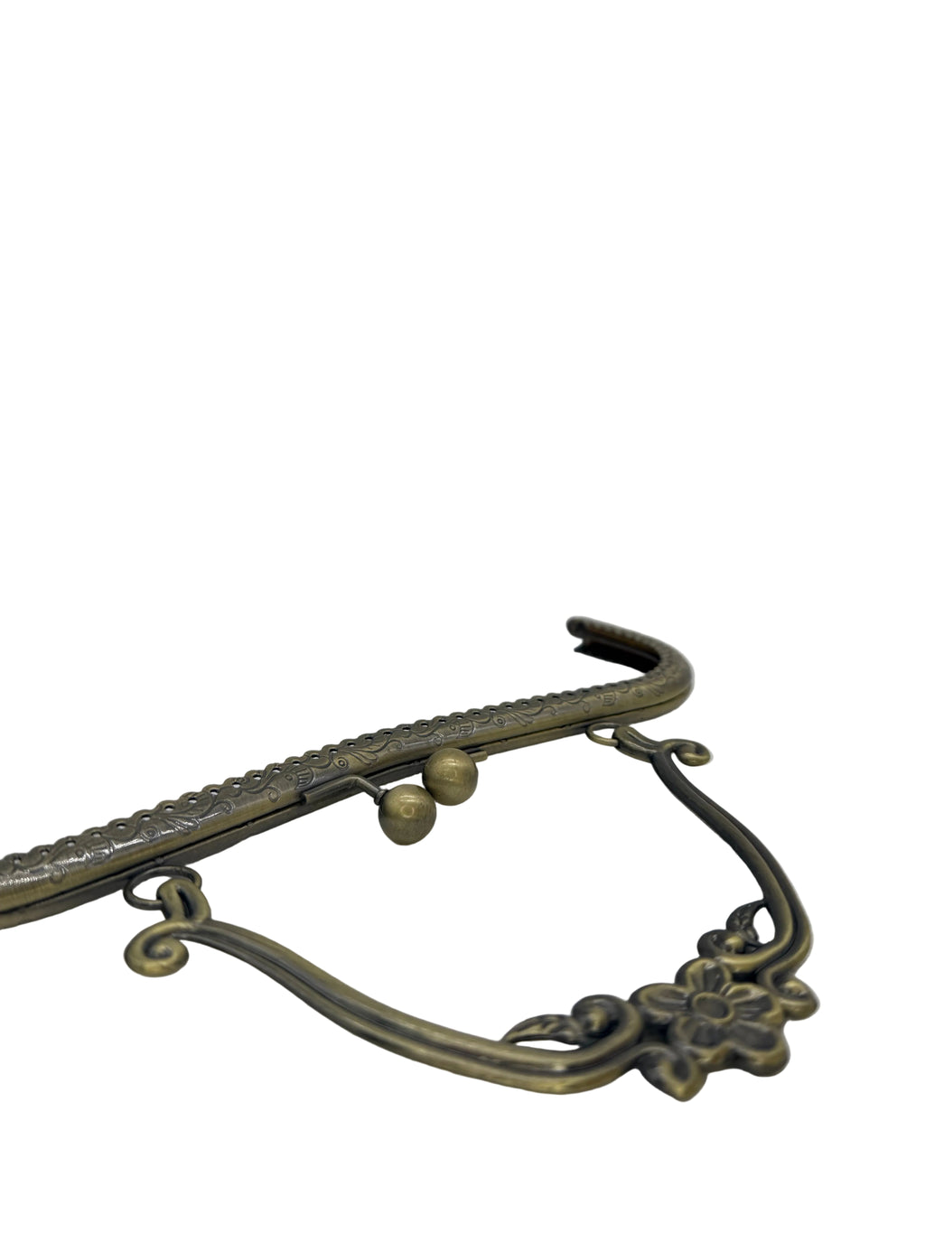 20 cm Metal Saplı Dikmeli Çanta Klipsi