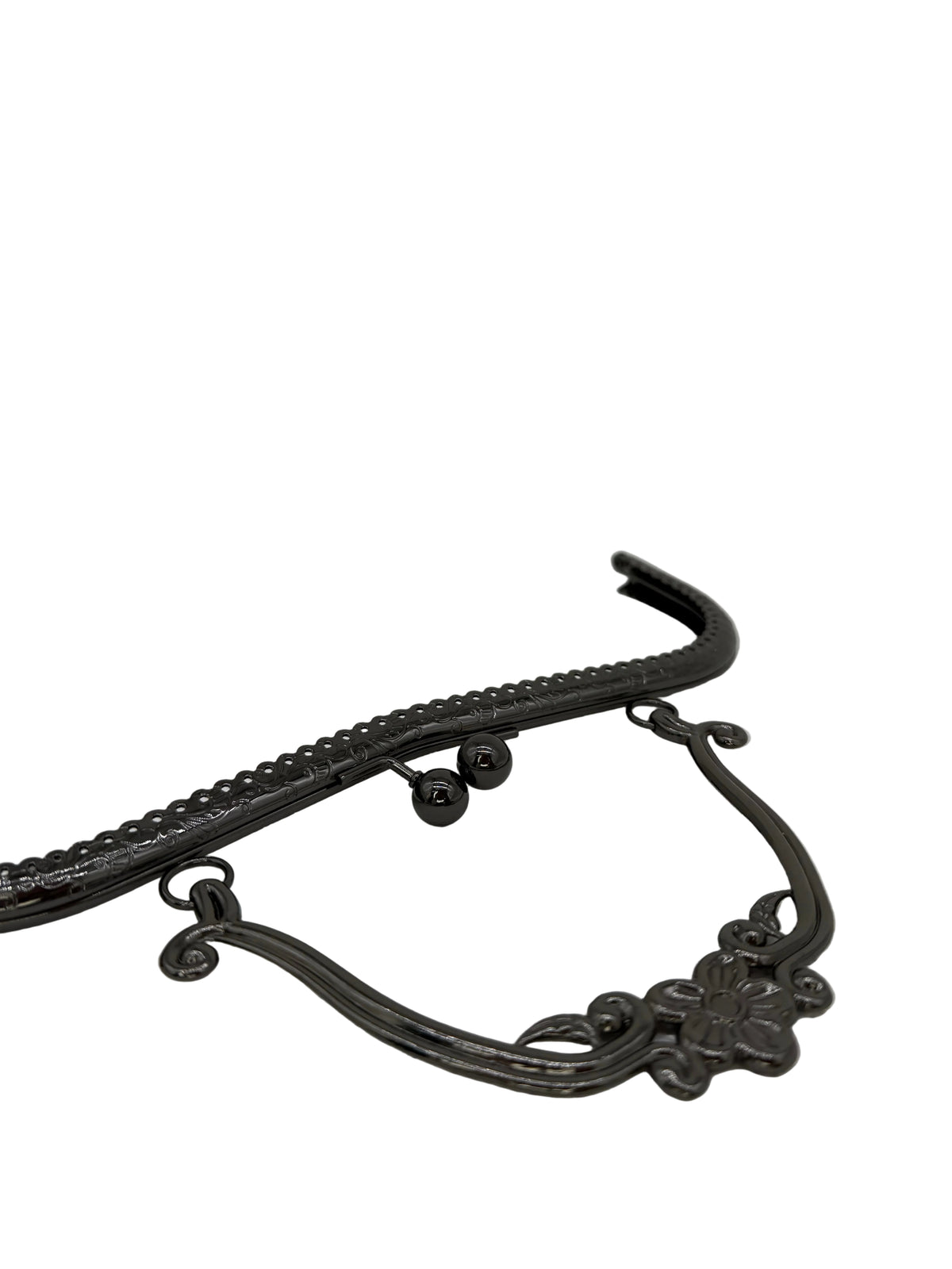 20 cm Metal Saplı Dikmeli Çanta Klipsi