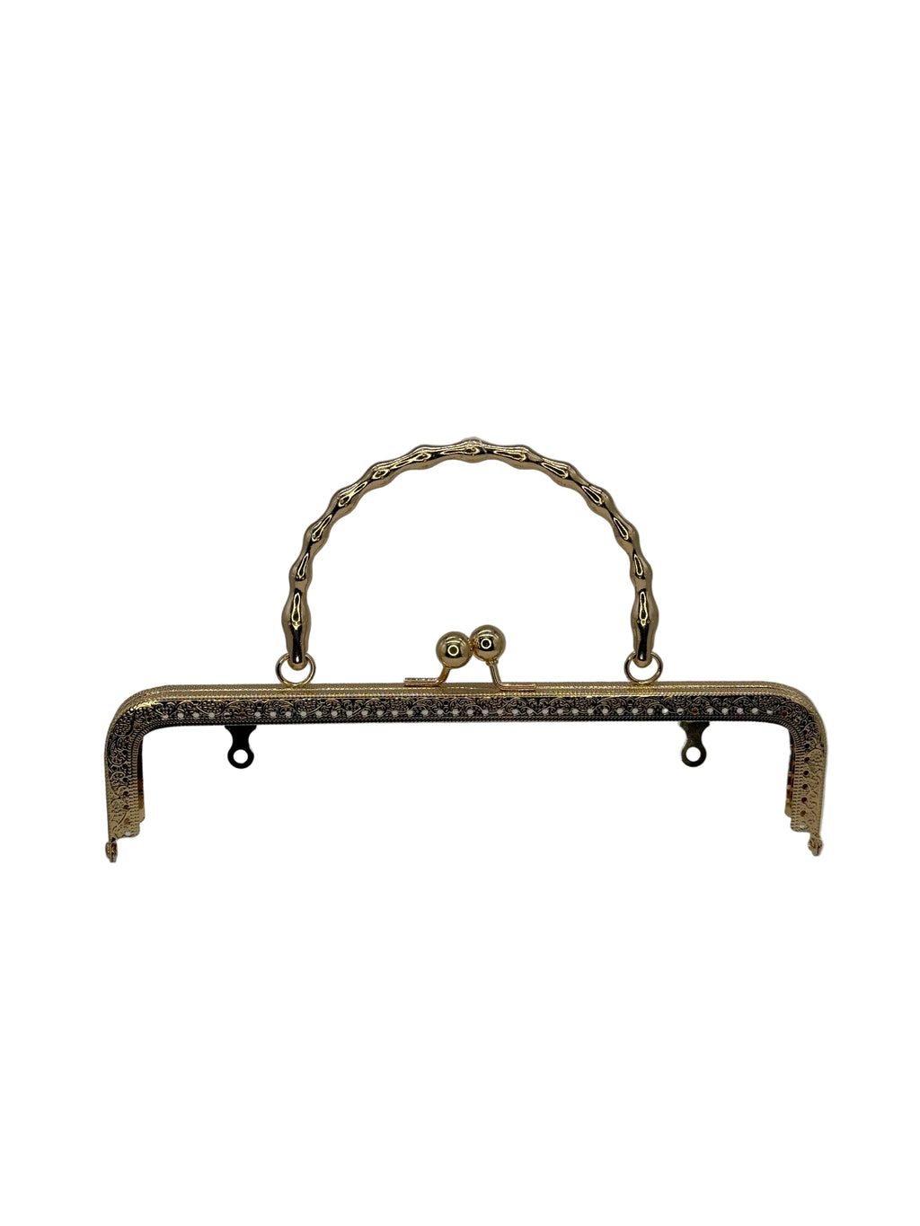 20 cm Yuvarlak Metal Saplı Dikmeli Çanta Klipsi