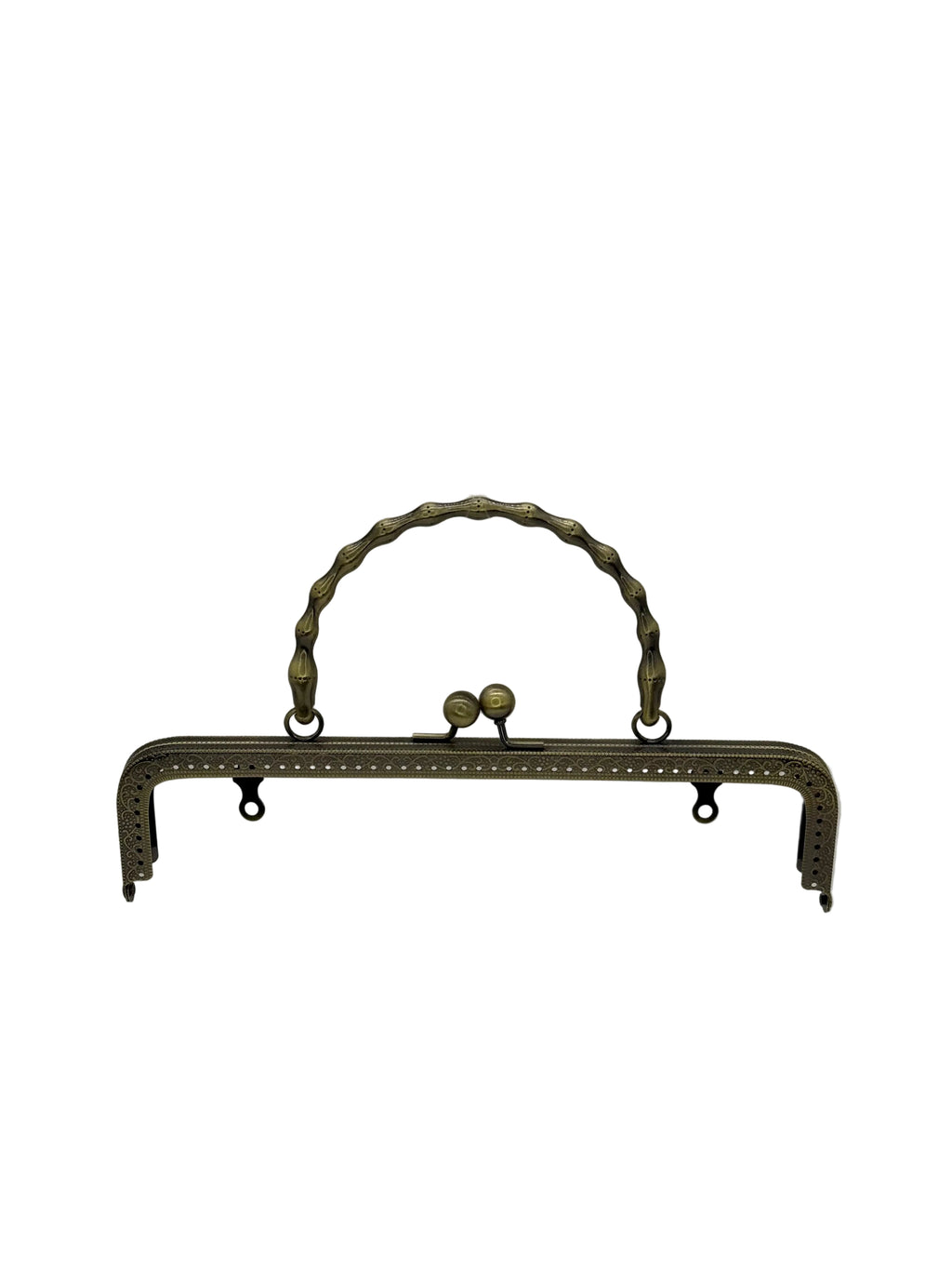 20 cm Yuvarlak Metal Saplı Dikmeli Çanta Klipsi