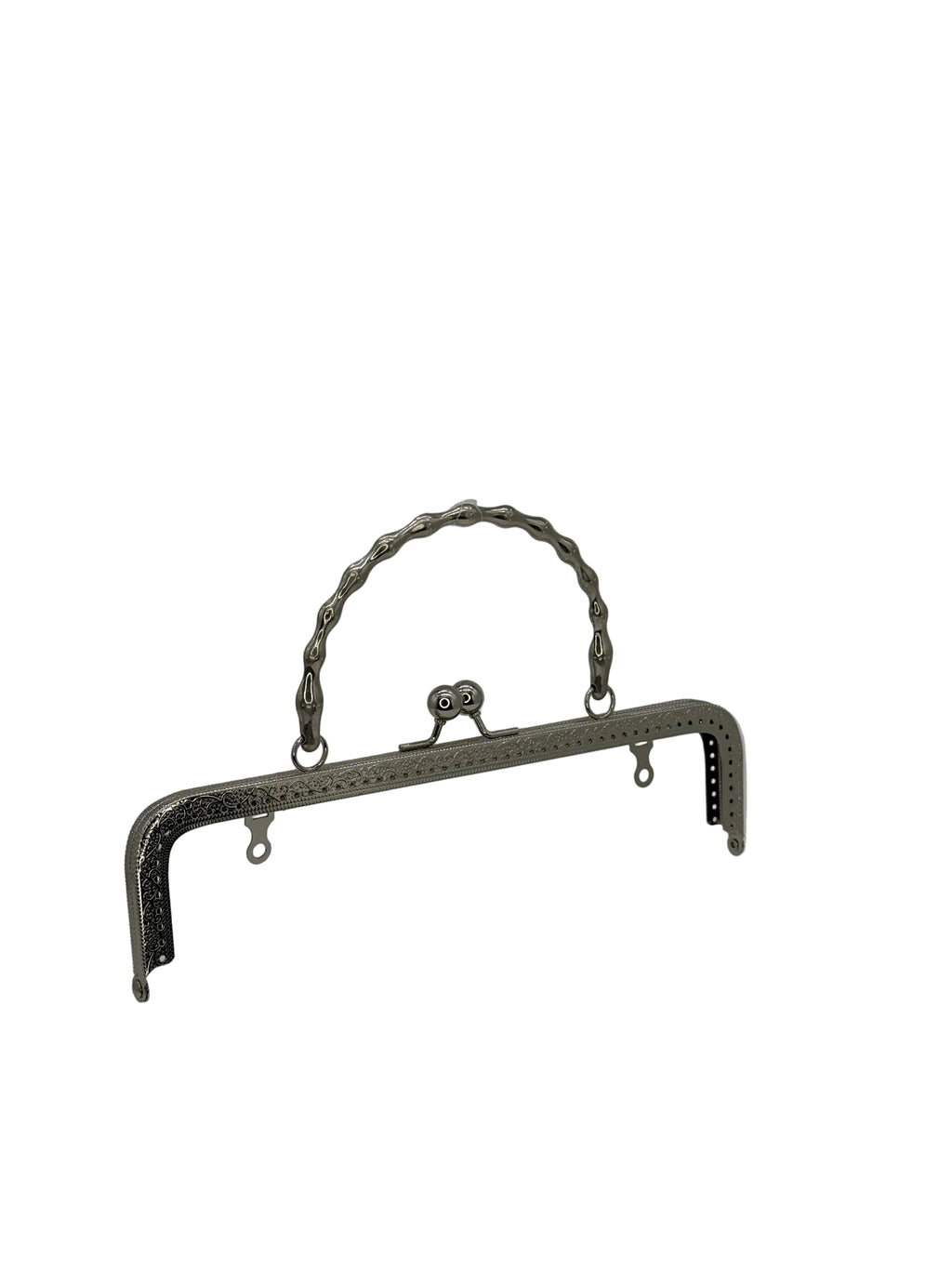 20 cm Yuvarlak Metal Saplı Dikmeli Çanta Klipsi
