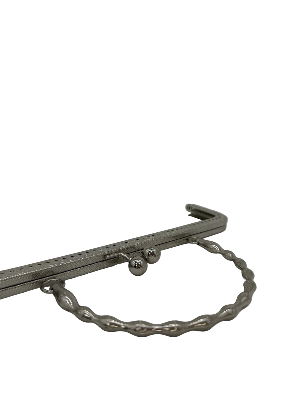 20 cm Yuvarlak Metal Saplı Dikmeli Çanta Klipsi