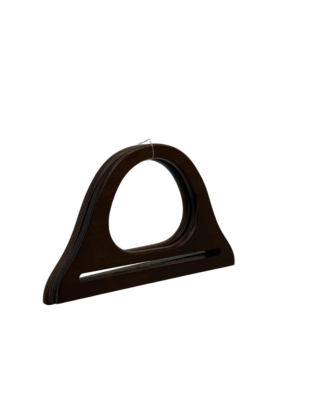 15 x 12 cm Kanallı Üçgen Ahşap Çanta Sapı