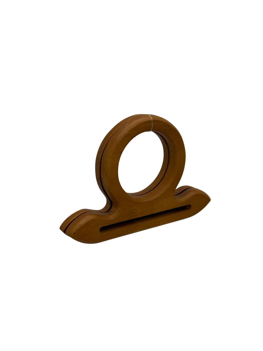 12 x 17 cm Kanallı Oval Ahşap Çanta Sapı
