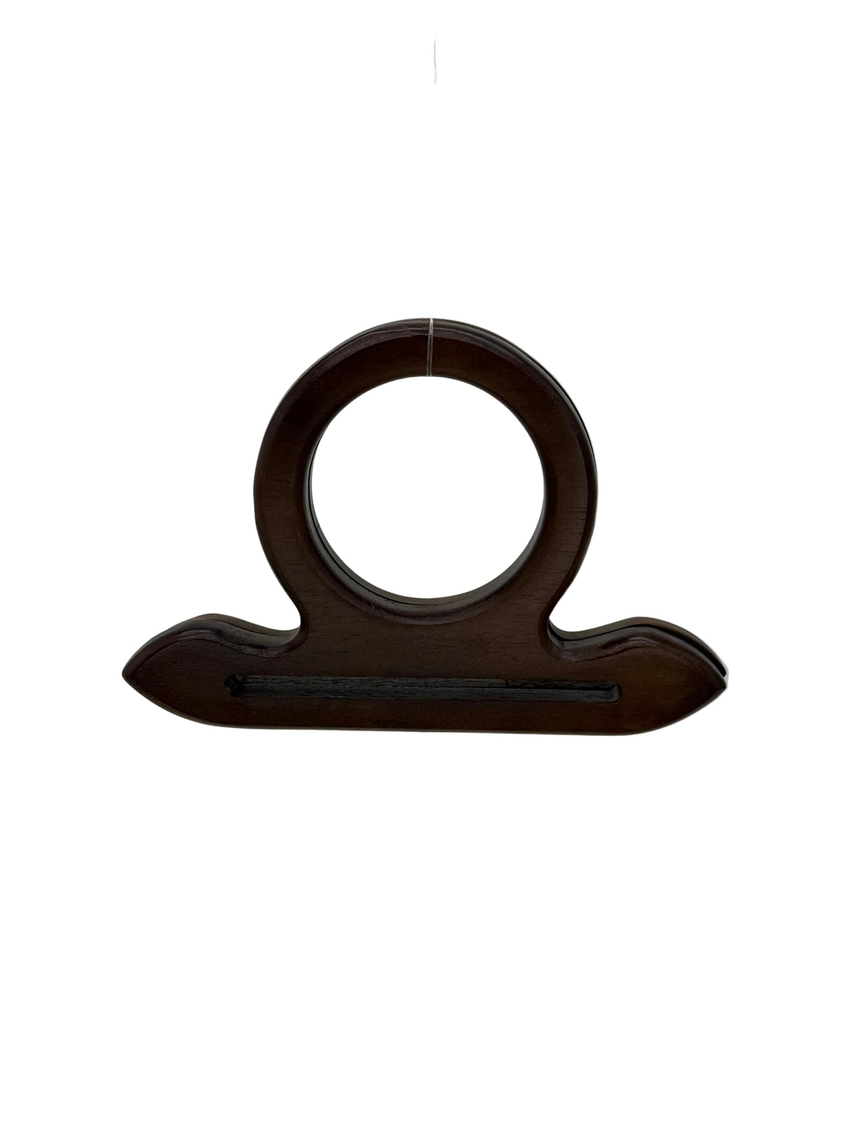 12 x 17 cm Kanallı Oval Ahşap Çanta Sapı