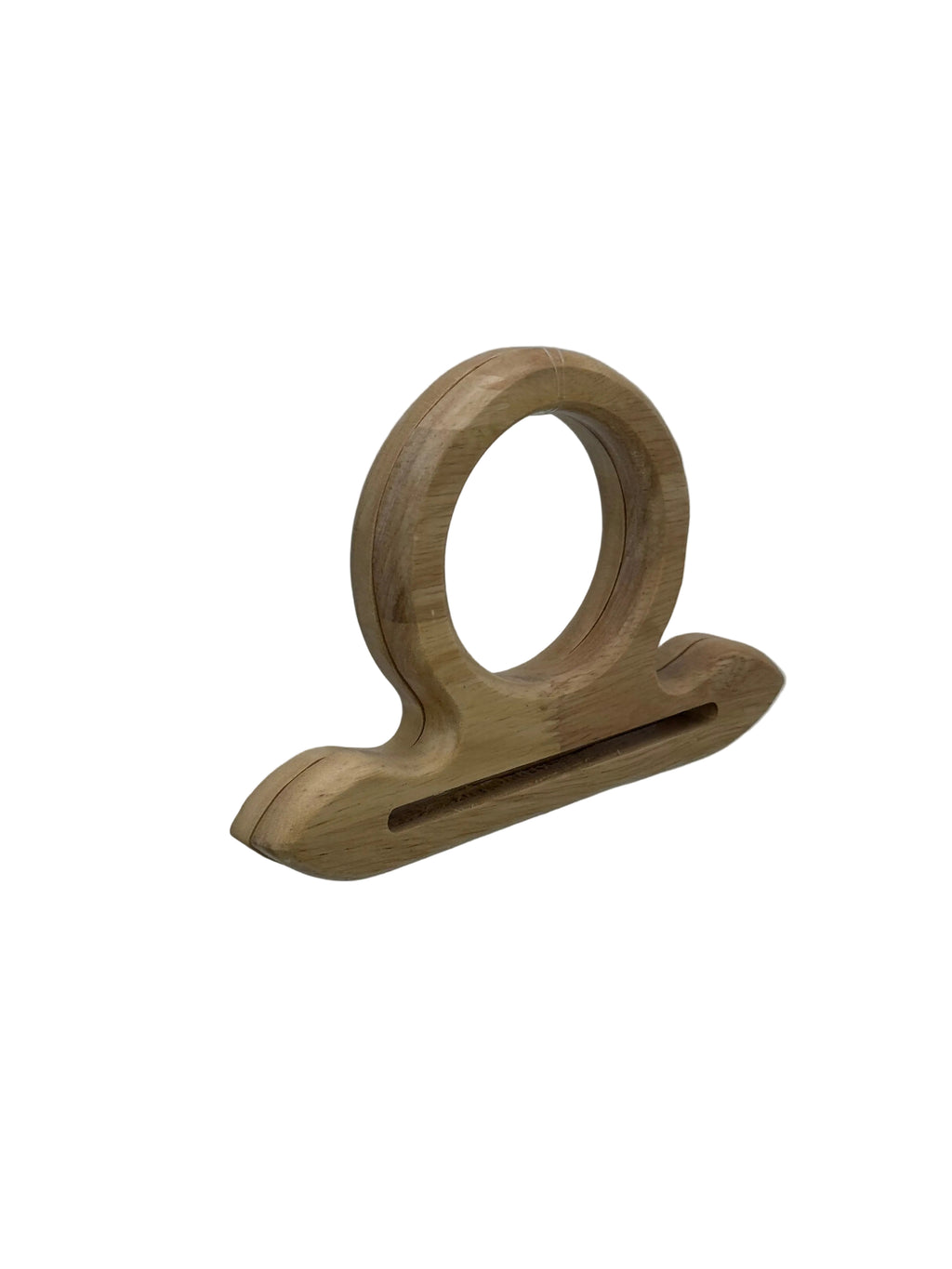 12 x 17 cm Kanallı Oval Ahşap Çanta Sapı