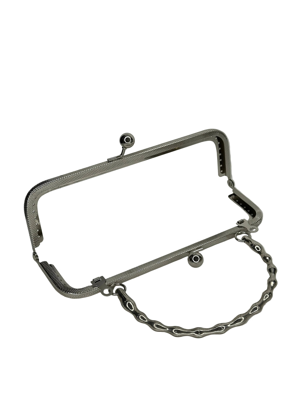 20 cm Yuvarlak Metal Saplı Dikmeli Çanta Klipsi