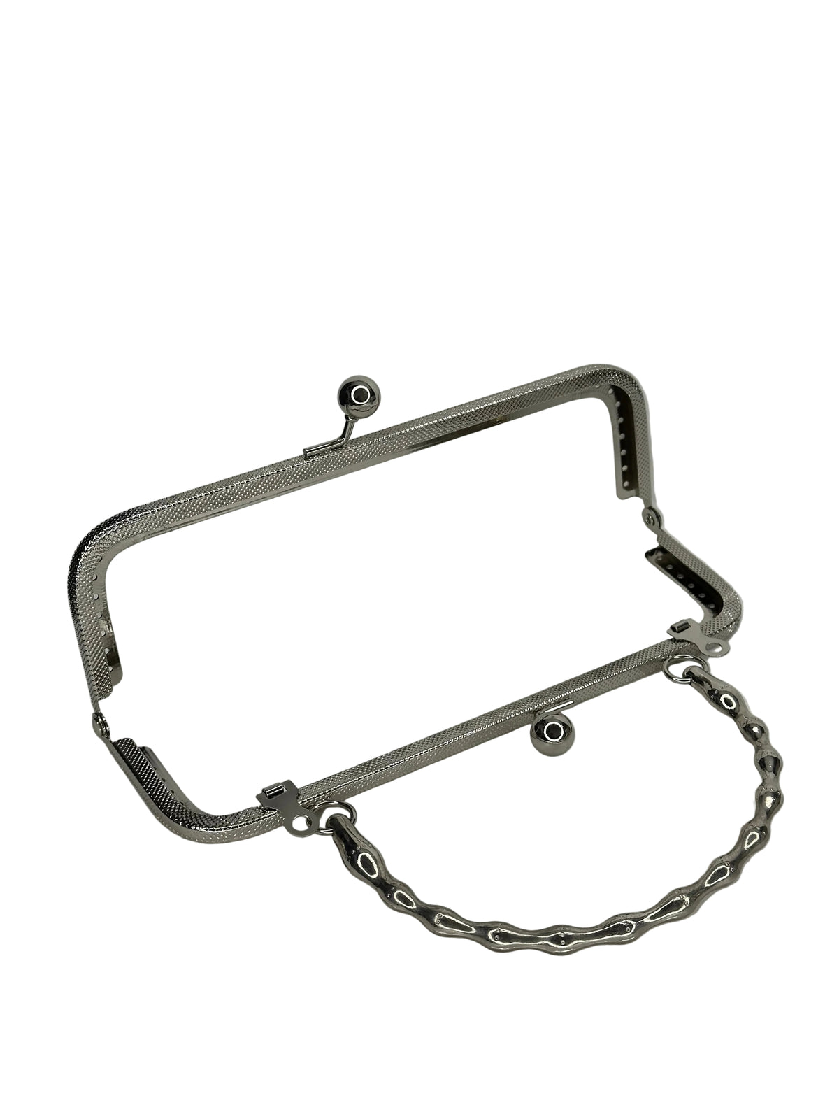 20 cm Yuvarlak Metal Saplı Dikmeli Çanta Klipsi