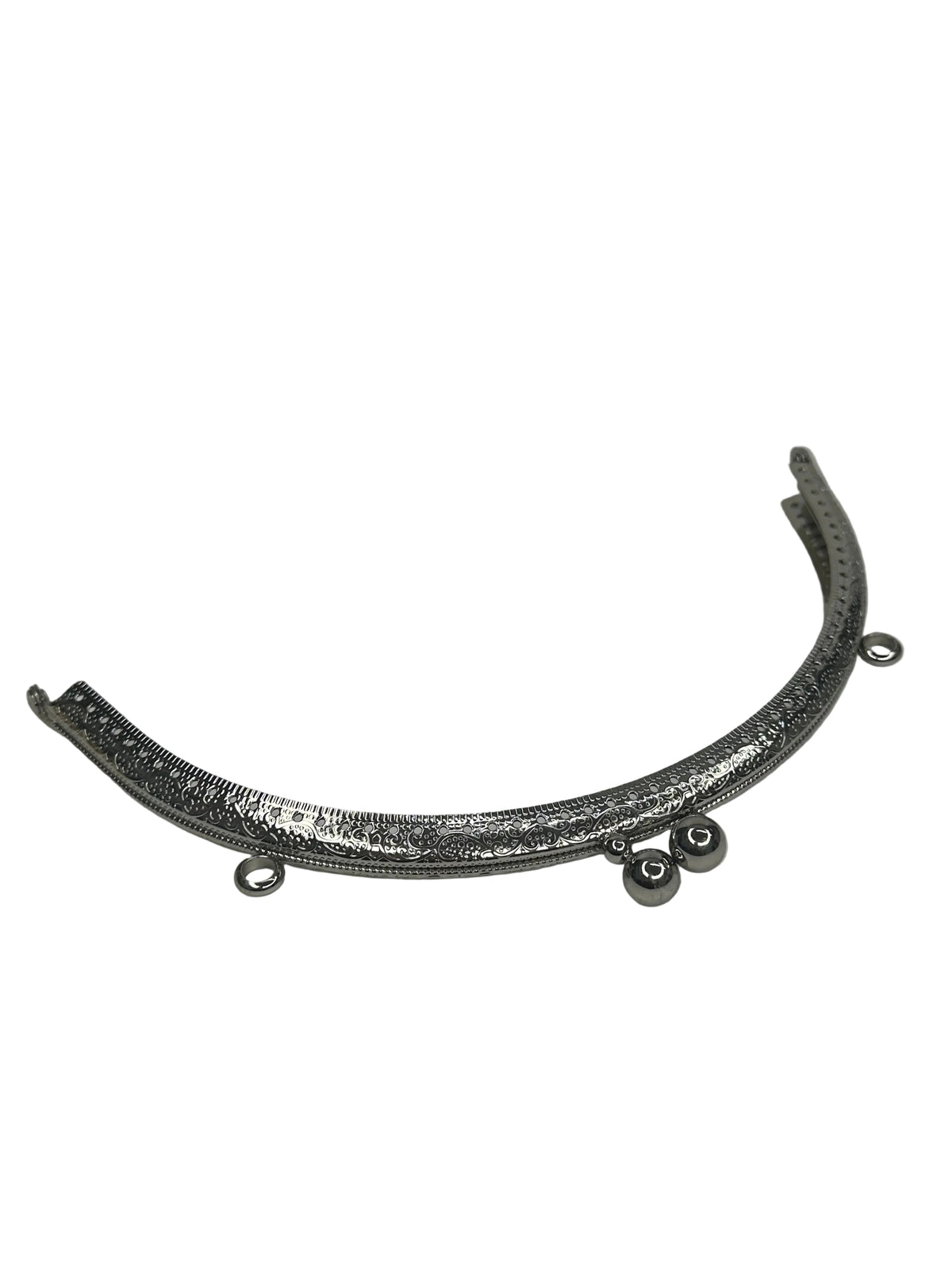 6-25 cm Üç Topuzlu Oval Dikmeli Metal Çanta Klipsi