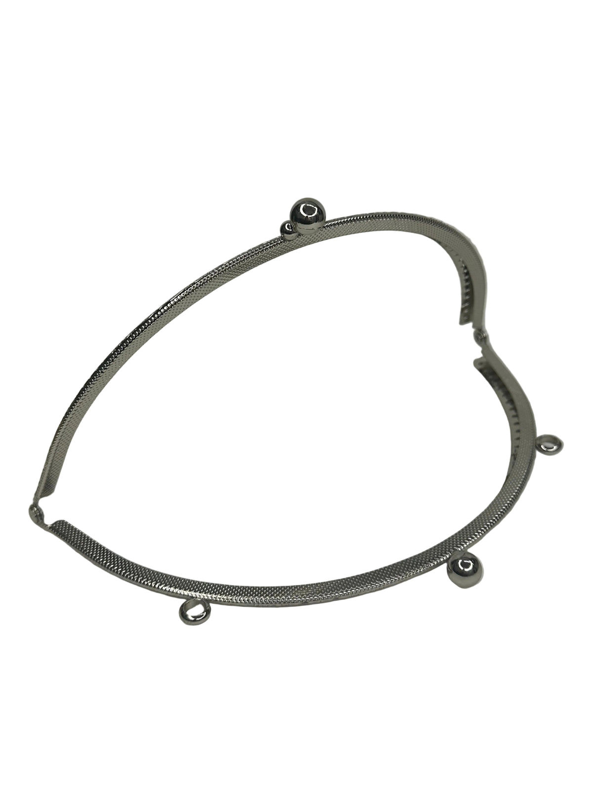 6-25 cm Üç Topuzlu Oval Dikmeli Metal Çanta Klipsi