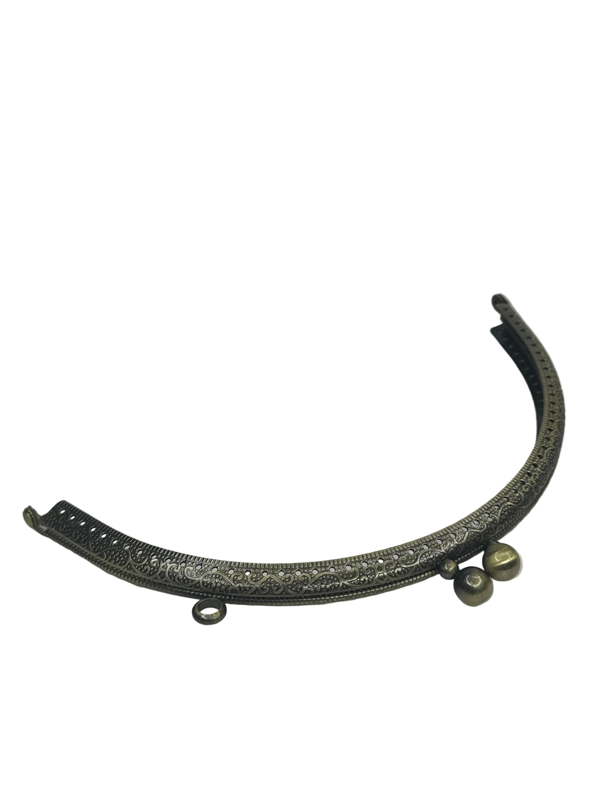 6-25 cm Üç Topuzlu Oval Dikmeli Metal Çanta Klipsi