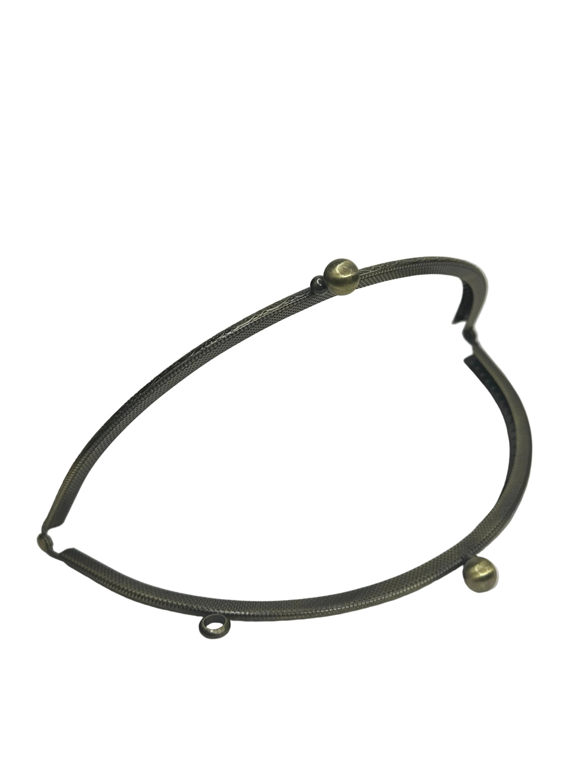 6-25 cm Üç Topuzlu Oval Dikmeli Metal Çanta Klipsi