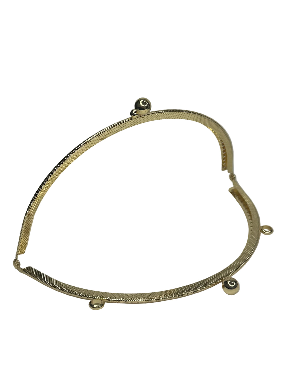 6-25 cm Üç Topuzlu Oval Dikmeli Metal Çanta Klipsi