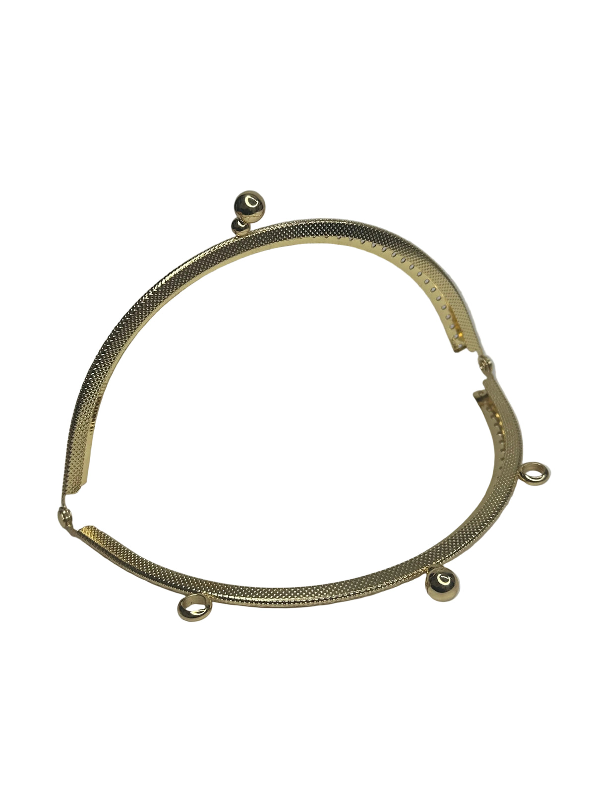 6-25 cm Üç Topuzlu Oval Dikmeli Metal Çanta Klipsi