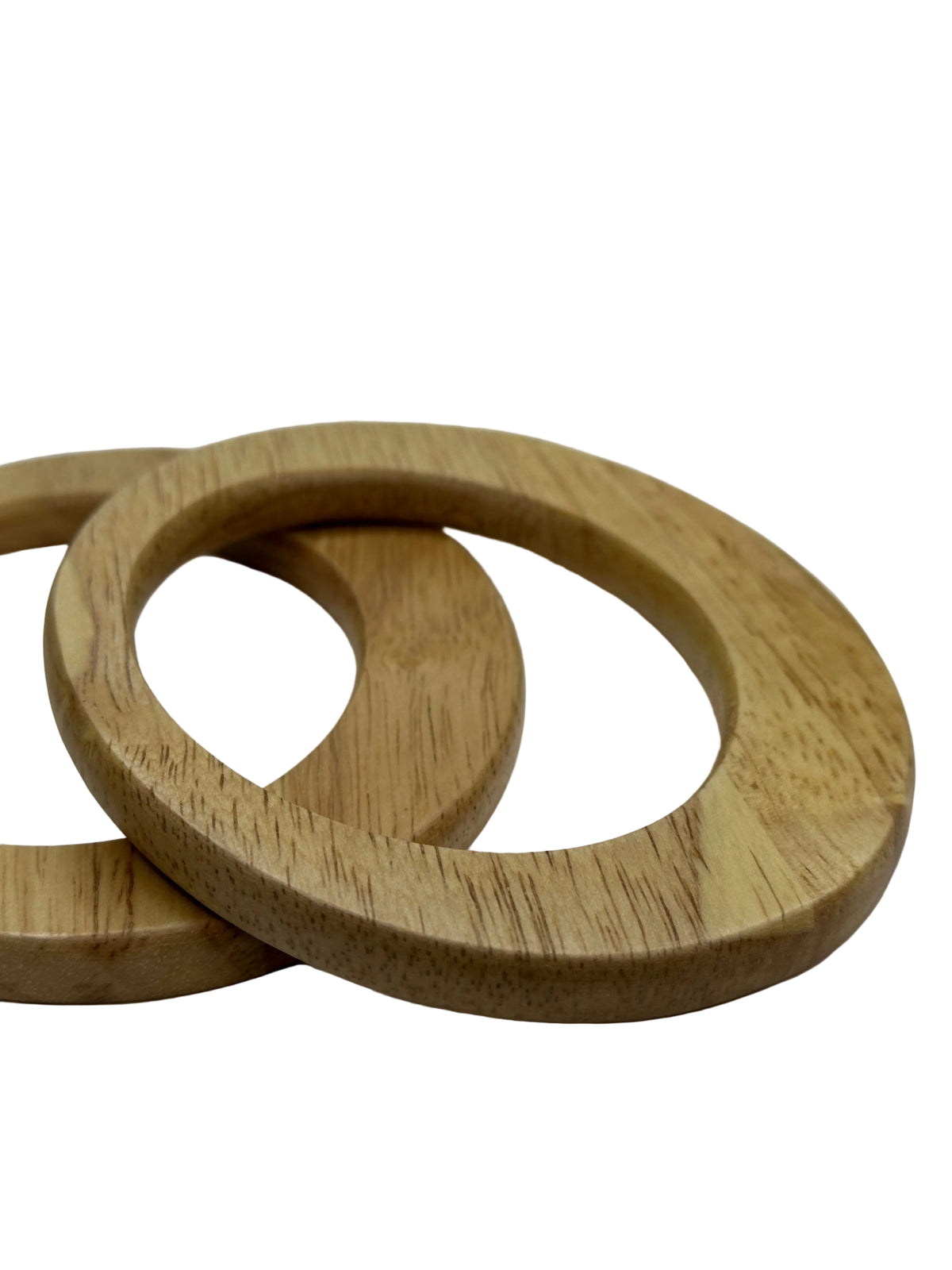 22 cm Yuvarlak Ahşap Çanta Sapı