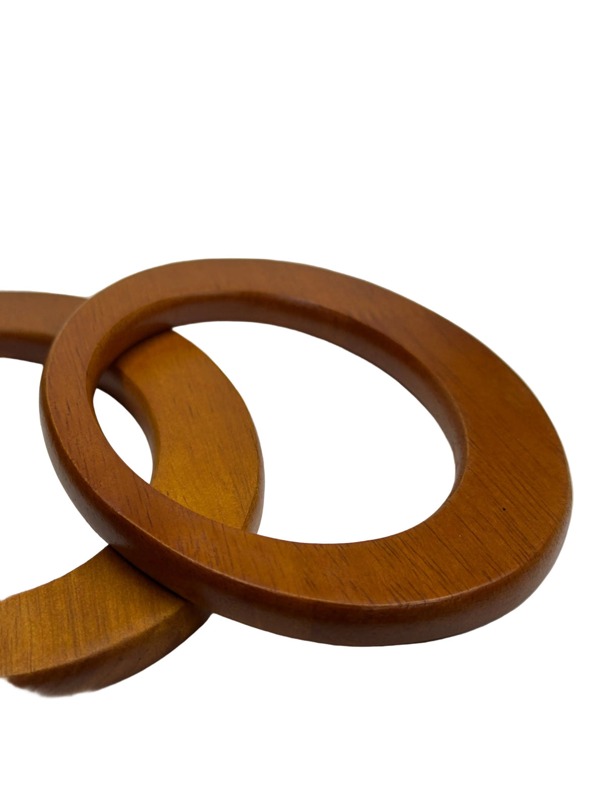 22 cm Yuvarlak Ahşap Çanta Sapı