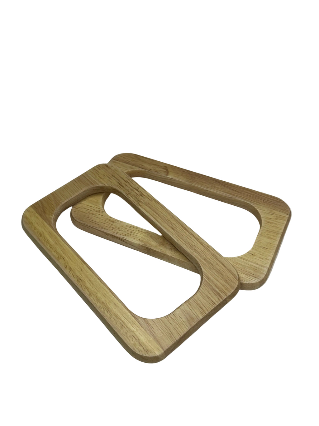 10 x 16 cm Dikdörtgen Ahşap Çanta Sapı