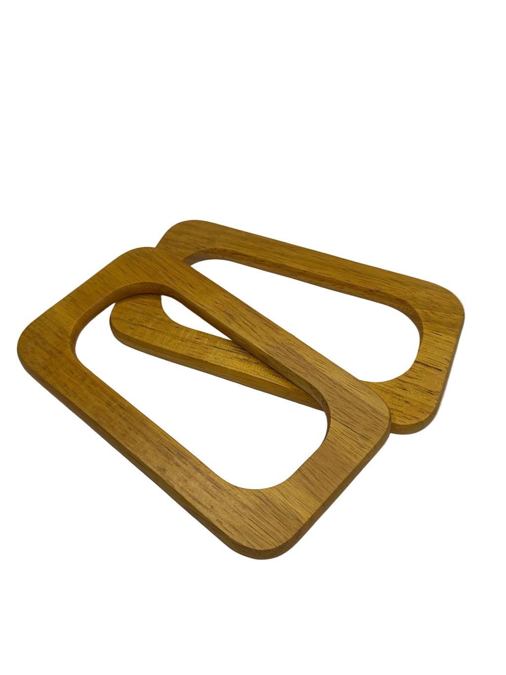 10 x 16 cm Dikdörtgen Ahşap Çanta Sapı