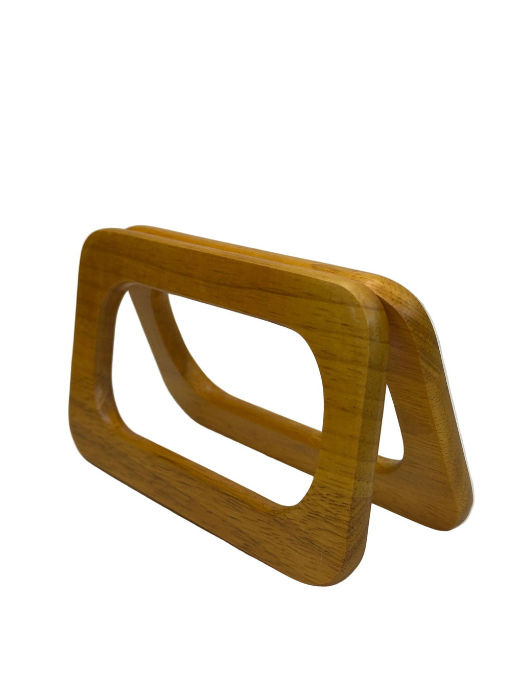 10 x 16 cm Dikdörtgen Ahşap Çanta Sapı