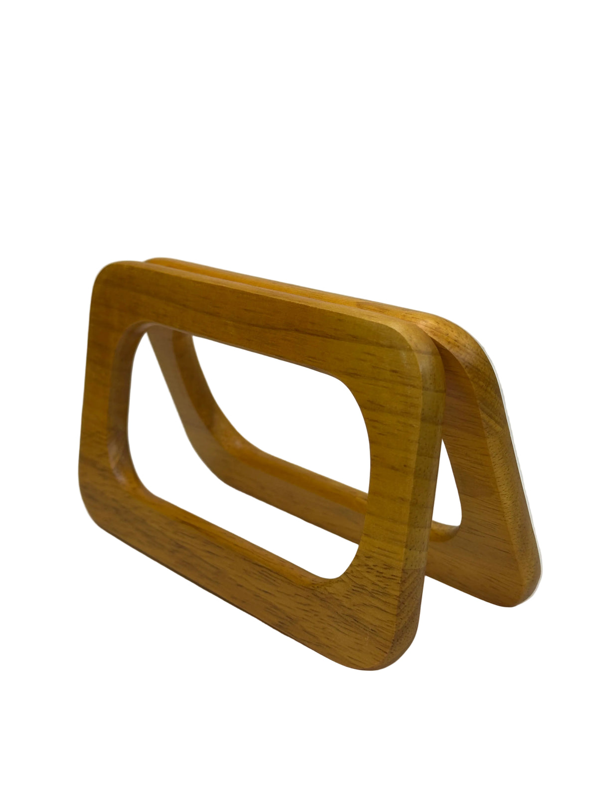 10 x 16 cm Dikdörtgen Ahşap Çanta Sapı