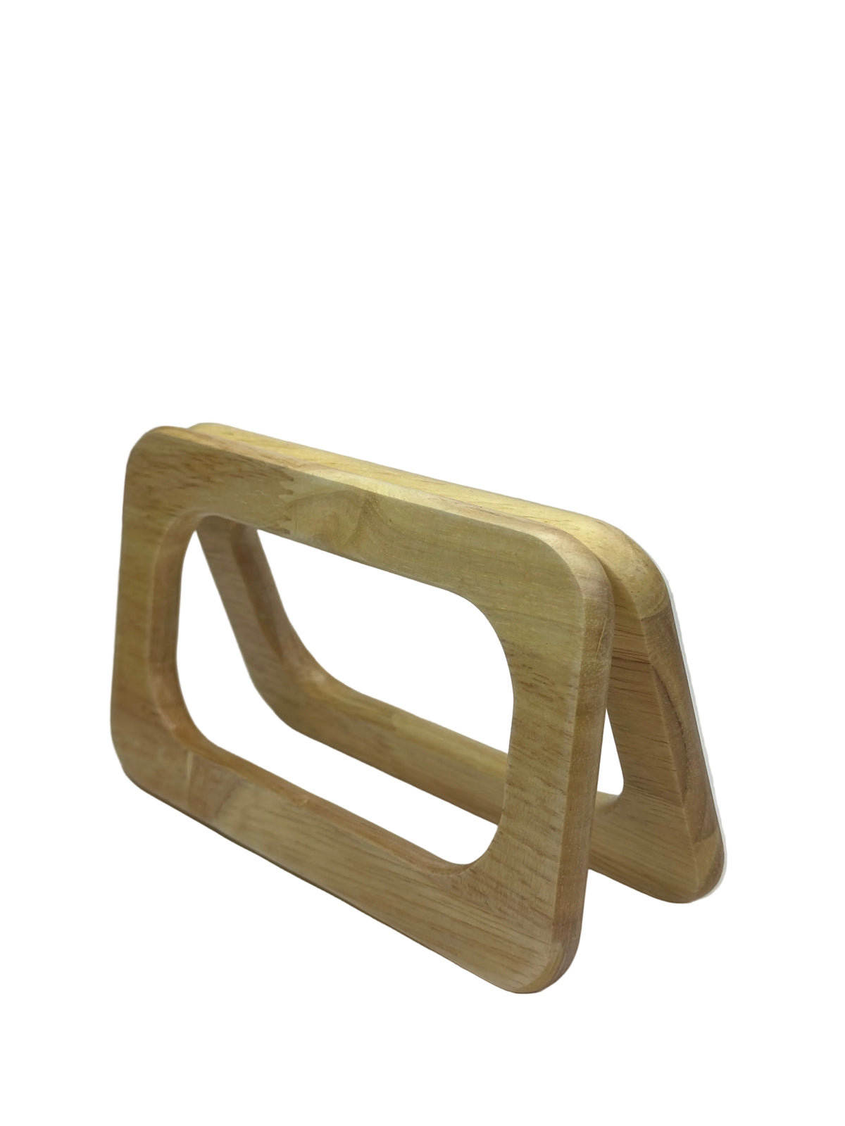 10 x 16 cm Dikdörtgen Ahşap Çanta Sapı