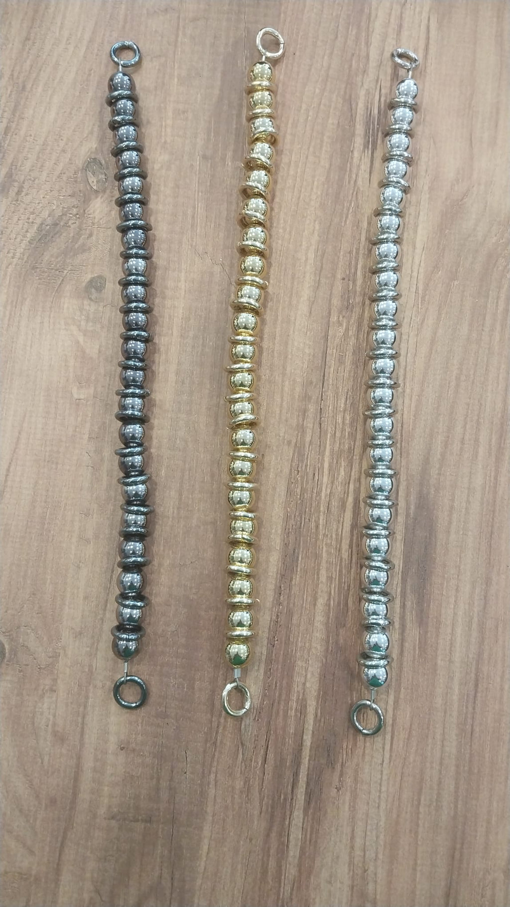 42 cm Boncuk Detaylı Akrilik Çanta Askısı