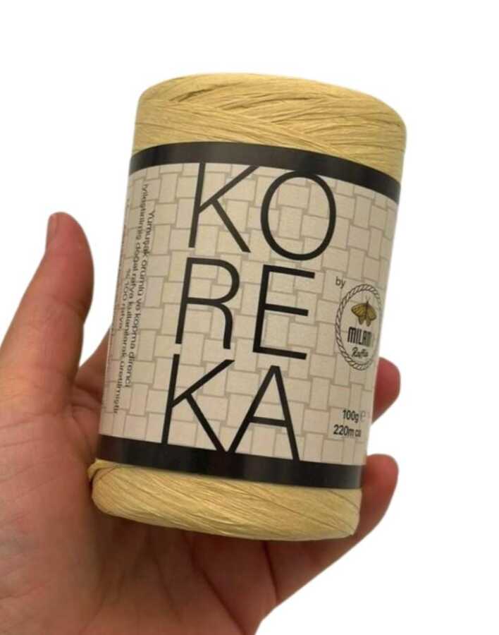 Koreka Rafya İp 100 gr 220 Metre – 20 Renk