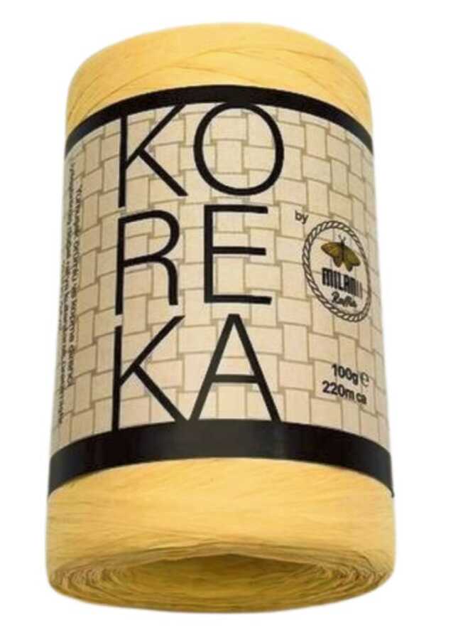 Koreka Rafya İp 100 gr 220 Metre – 20 Renk