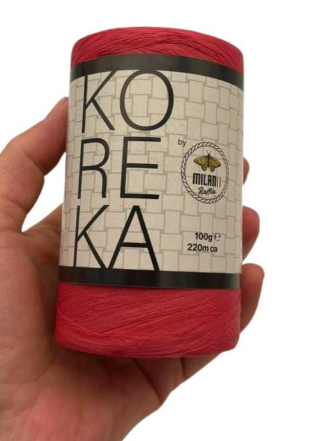Koreka Rafya İp 100 gr 220 Metre – 20 Renk