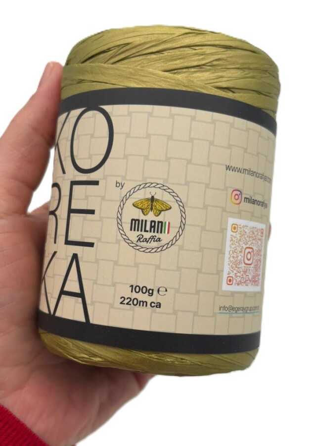 Koreka Rafya İp 100 gr 220 Metre – 20 Renk