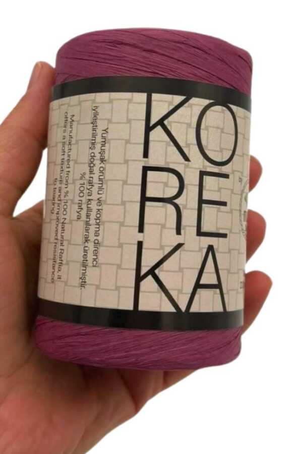 Koreka Rafya İp 100 gr 220 Metre – 20 Renk
